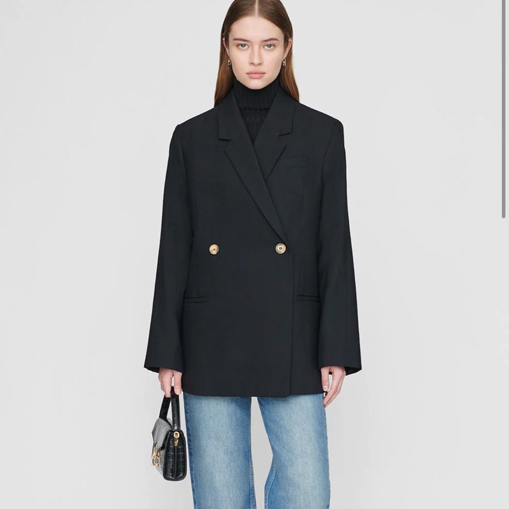 Anine Bing Kaia Blazer in Black NWT